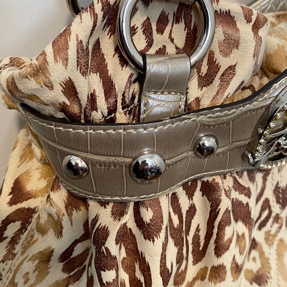 Y2K Pristine Condition Leopard Print Shoulder Bag - image 11